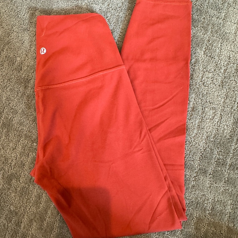 lululemon Rusty Orange Align Leggings
